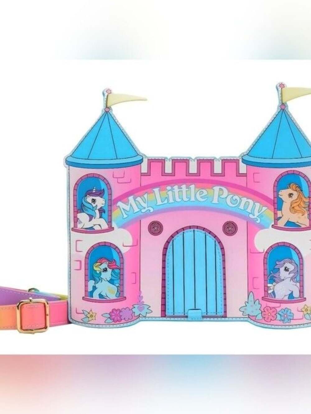 NWT Loungefly Hasbro My Little Pony Castle Crossbody Bag
